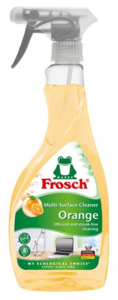 isti na leskl povrchy Frosch, multifunkn, pomaran, 500 ml